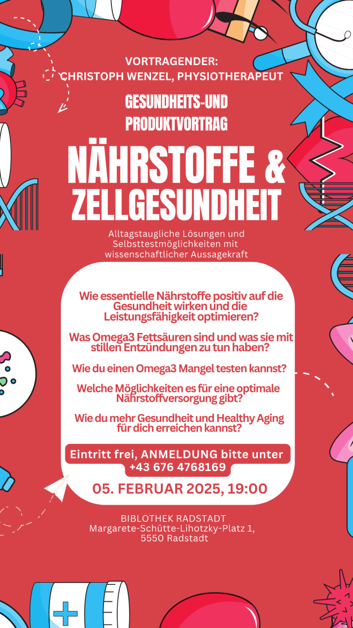 Gesundheits- und Produktvortrag