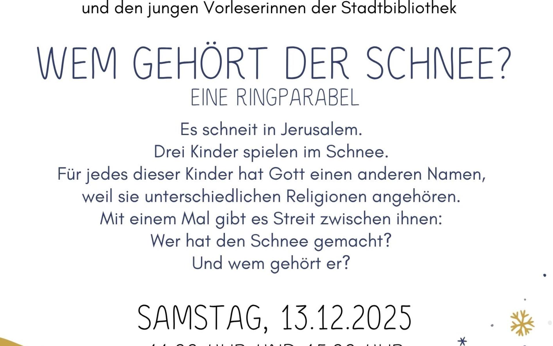 Wem gehört der Schnee